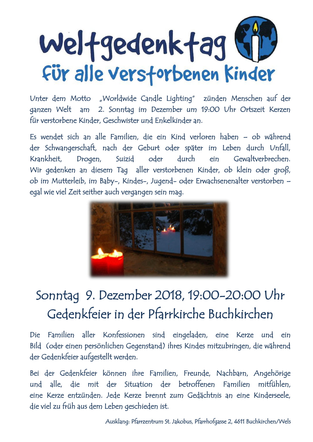 Plakat zum Gedenktag