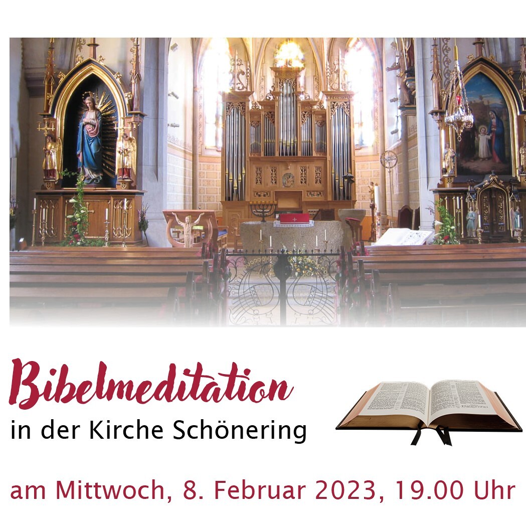 Bibelmeditation in der Kirche / © Pfarrgemeinde Schönering