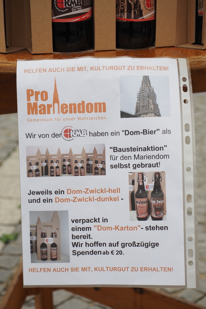 Plakat zur Aktion am Vatertag