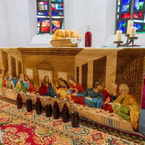 Abendmahlfeier für Kinder / Foto Haijes Am Nachmittag des Gründonnerstags fand eine Abendmahlfeier für Kinder in der Pfarrkirche statt.