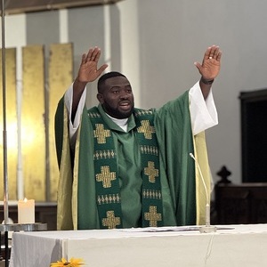 Nichodemus erster Segen in der Stadtpfarrkirche