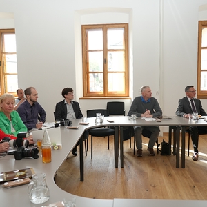 Pressekonferenz und Segnung Basilikadach