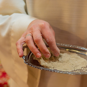 Aschermittwoch in der Pfarre Kirchdorf mit Pastoralassistentin Susanne Lammer und Erni Stöckmüller
